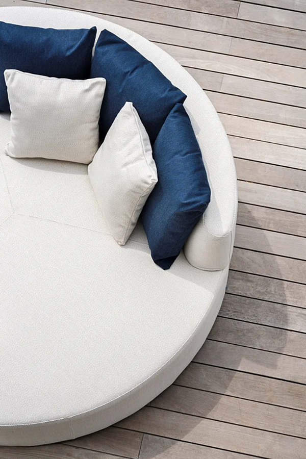 Letto da giardino rotondo in tessuto con schienale morbido VARASCHIN DEYBED 221D/221DA- 221DB/221DBA fabbrica VARASCHIN dall'Italia. Foto №5