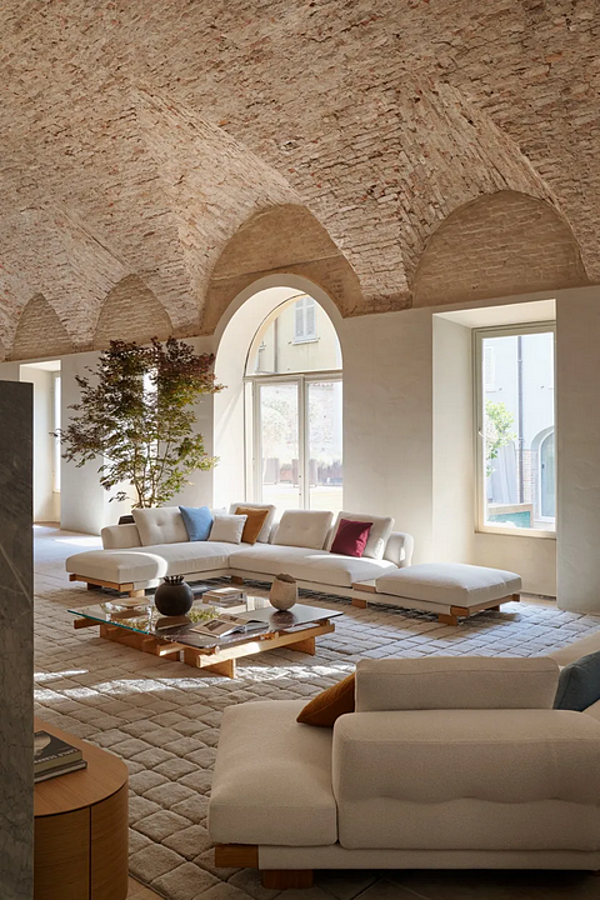 Divano modulare con rivestimento sfoderabile Sengu CASSINA 556 fabbrica CASSINA dall'Italia. Foto №9