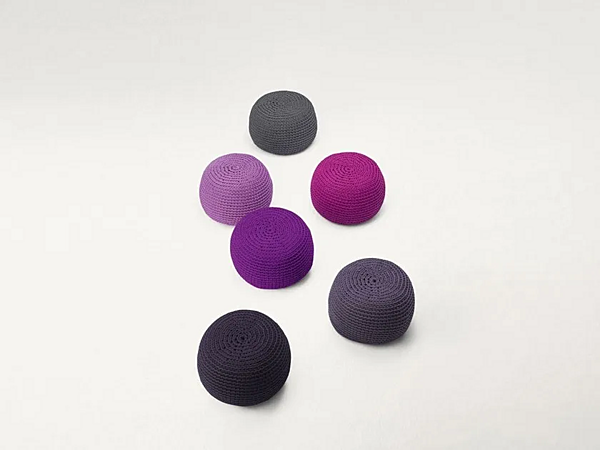 Pouf in tessuto Picot PAOLA LENTI B48A, J04A, B48B fabbrica PAOLA LENTI dall'Italia. Foto №1