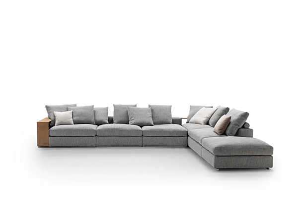 Divano angolare in tessuto con spazio di stoccaggio FLEXFORM Groundpiece fabbrica FLEXFORM dall'Italia. Foto №17