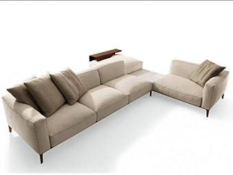 Divano angolare in tessuto GIORGETTI collezione Aton