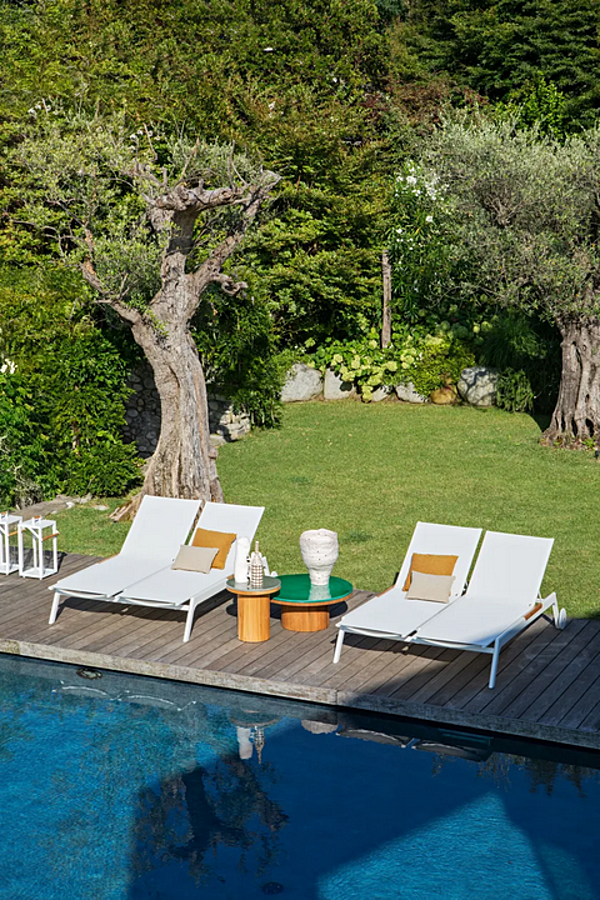 Лежак с двойным текстиленом и алюминием NEVADA Atmosphera fabbrica ATMOSPHERA dall'Italia. Foto №6