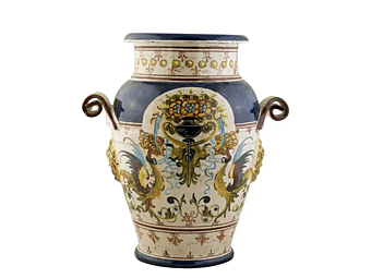 Vaso in ceramica Armi L'Antica Deruta AR/PC/50