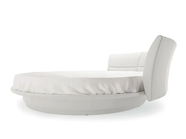 Letto matrimoniale rotondo con spalliera imbottita POLTRONA FRAU Lullaby Due fabbrica POLTRONA FRAU dall'Italia. Foto №2