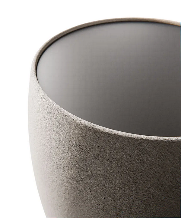 Tavolino da caffè rotondo in cemento e vetro Boston MisuraEmme fabbrica MisuraEmme dall'Italia. Foto №2