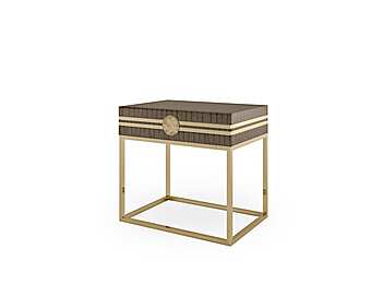 Tavolino da notte in legno con cassetti Bizzotto Italia Infinity