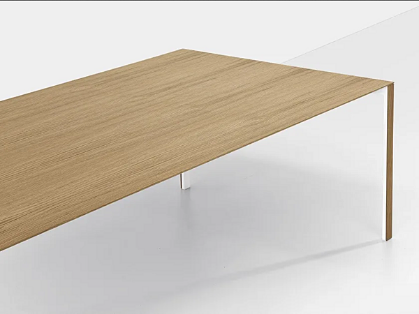 Tavolo rettangolare allungabile in legno sottile Kristalia THIN K WOOD fabbrica Kristalia dall'Italia. Foto №7