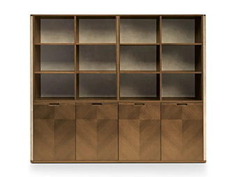 Libreria aperta alta in legno Avatar i 4 Mariani