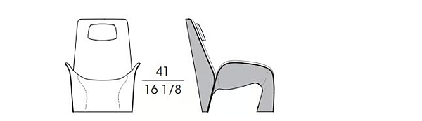 Poltrona in pelle EVA GIORGETTI 66910, 66911 fabbrica GIORGETTI dall'Italia. Foto №5