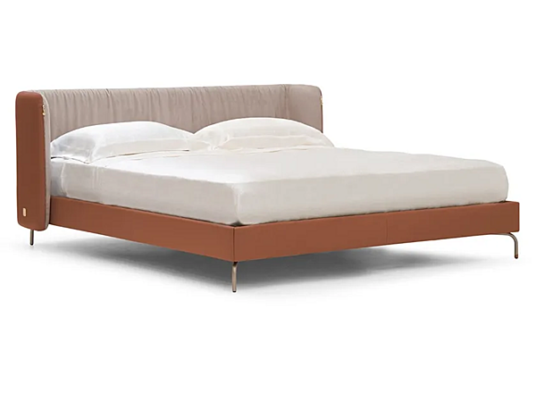 Letto matrimoniale in pelle Lejla FORMITALIA fabbrica FORMITALIA dall'Italia. Foto №1