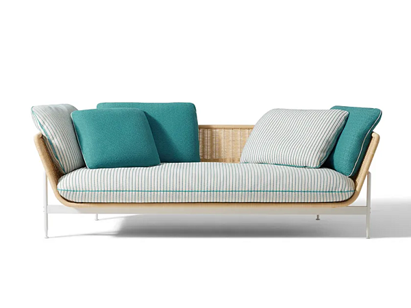 Divano da giardino in tessuto con copertura removibile CASSINA Esosoft Outdoor fabbrica CASSINA dall'Italia. Foto №1
