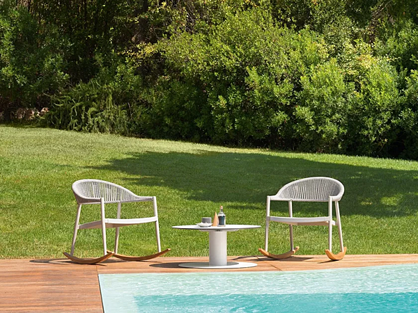 Poltrona da giardino con braccioli in tessuto VARASCHIN Clever Lounge 229D5, 229D3 fabbrica VARASCHIN dall'Italia. Foto №1