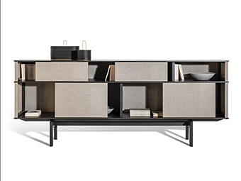 Credenza in tessuto tecnico POLTRONA FRAU collezione Lloyd Tex