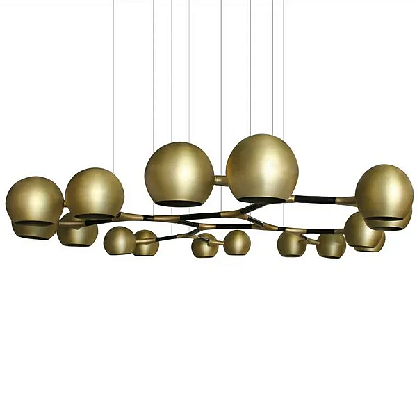 Lampada a sospensione in ottone Horus BRABBU fabbrica BRABBU dall'Italia. Foto №2