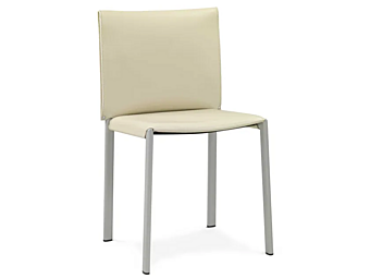 Sedia in pelle conciata Bilbao Enrico Pellizzoni Sedia in pelle conciata Bilbao Enrico Pellizzoni fabbrica ENRICO PELLIZZONI dall'Italia