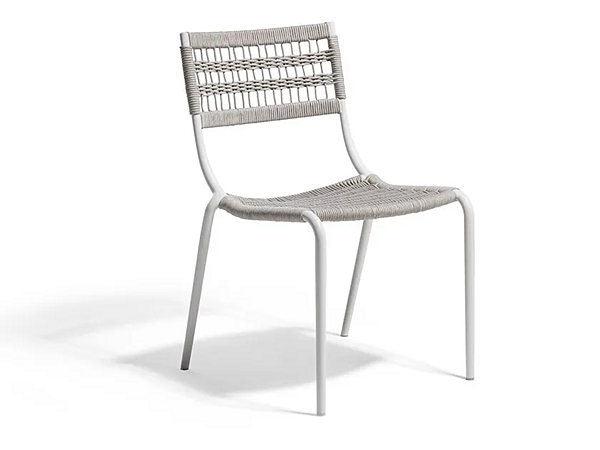 Poltrona da giardino con braccioli in corda Solaria Poltrona Frau fabbrica POLTRONA FRAU dall'Italia. Foto №1