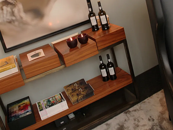 Tavolo console rettangolare in legno con cassetti Cassis BRABBU fabbrica BRABBU dall'Italia. Foto №3