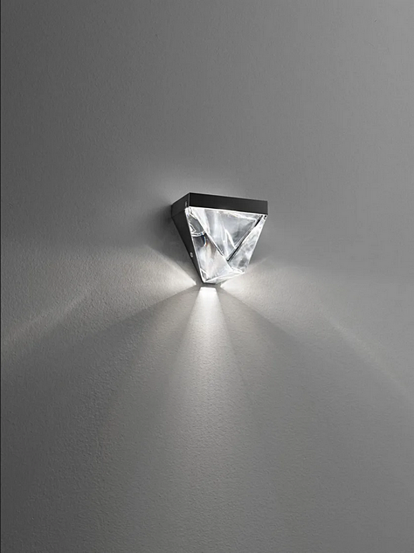 Lampada da parete in cristallo LED Tripla Fabbian fabbrica Fabbian dall'Italia. Foto №2