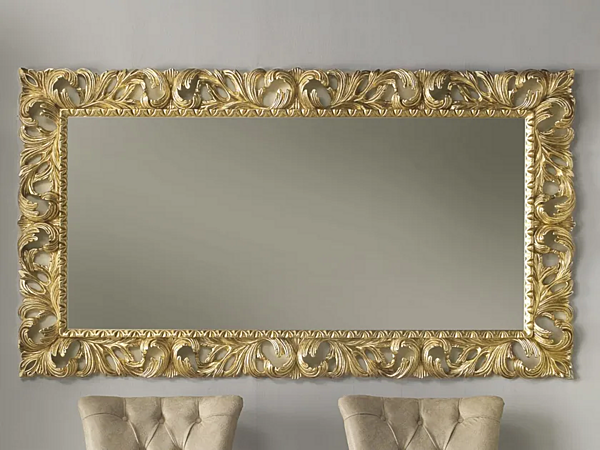 Specchio rettangolare con cornice CASA +39 DIAMANTE 803 fabbrica CASA +39 dall'Italia. Foto №1