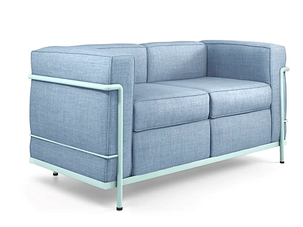 Divano a due posti con spalliera imbottita CASSINA 2 Fauteuil Grand Confort Petit Modèle 002 fabbrica CASSINA dall'Italia. Foto №2