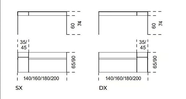 Scrivania in vetro e acciaio inox con cassetti Gallotti&Radice Air Desk W fabbrica Gallotti & Radice dall'Italia. Foto №4