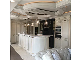 Cucina personalizzata in legno Martini Interiors Classic Villa Vancouver BC Canada