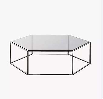 Tavolino DESALTO Hexagon - glass top 690