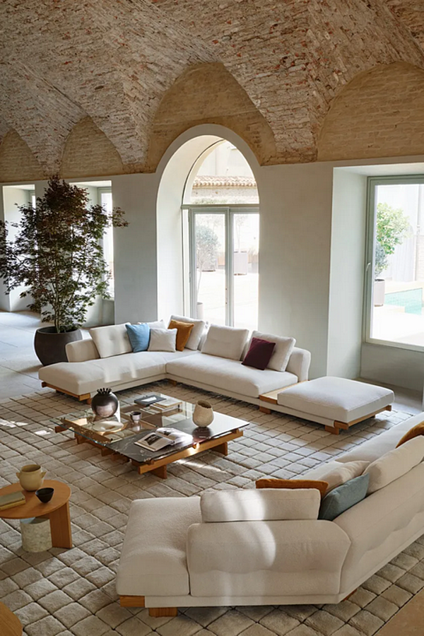 Divano modulare con rivestimento sfoderabile Sengu CASSINA 556 fabbrica CASSINA dall'Italia. Foto №27
