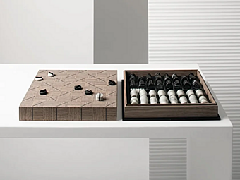 Scacchiera in noce Check Mate GIORGETTI GA450G