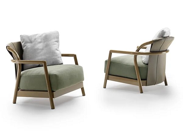 Poltrona da giardino in tessuto con copertura removibile e braccioli FLEXFORM ALISON OUTDOOR fabbrica FLEXFORM dall'Italia. Foto №2