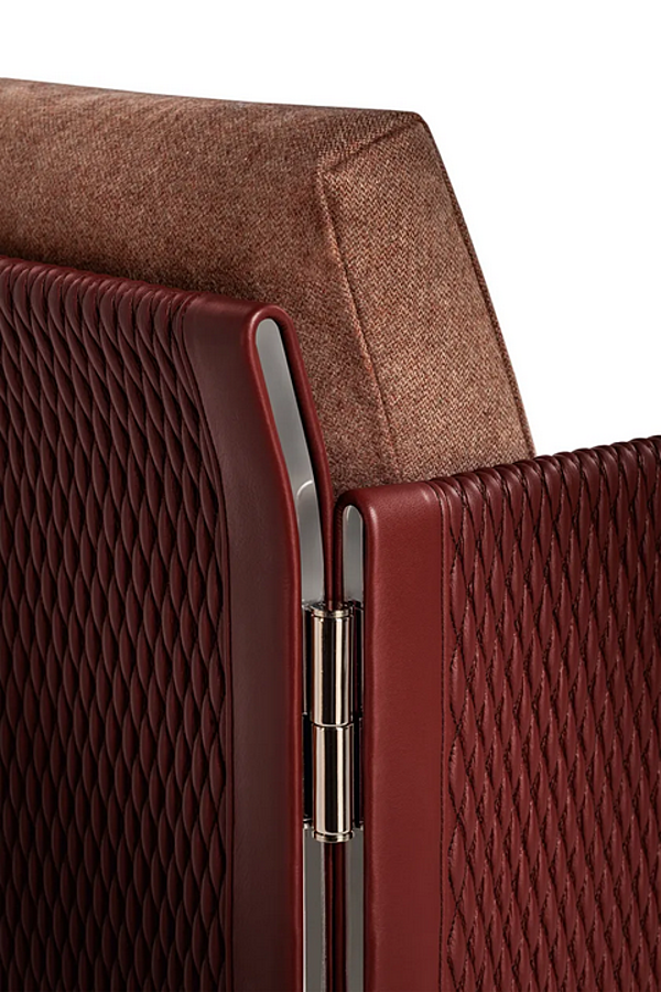 Poltrona girevole con base a 4 razze in tessuto Clayton Poltrona Frau fabbrica POLTRONA FRAU dall'Italia. Foto №6