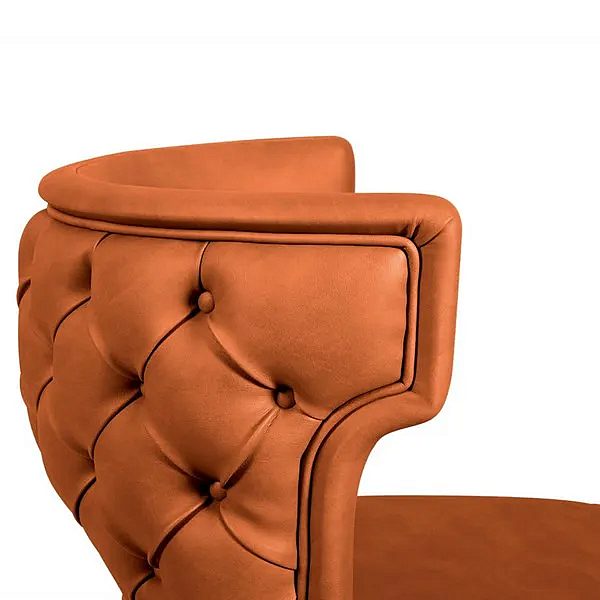 Poltrona in pelle tufted con braccioli BRABBU Kansas fabbrica BRABBU dall'Italia. Foto №6