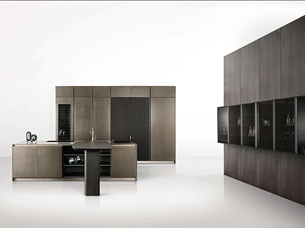 Cucina in legno con maniglie integrate GIORGETTI GK 01 fabbrica GIORGETTI dall'Italia. Foto №3