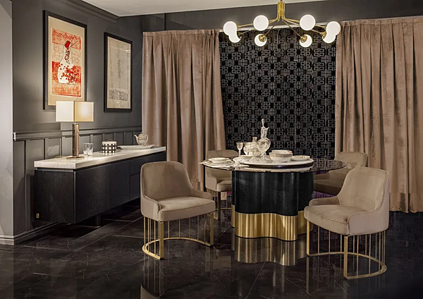 Lampada da tavolo in metallo Bourbon FORMITALIA fabbrica FORMITALIA dall'Italia. Foto №4