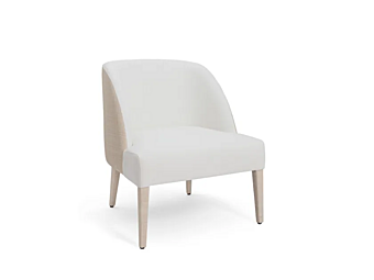 Poltrona facile con rivestimento in tessuto DOM Edizioni Colette Raffia Tea fabbrica DOM Edizioni dall'Italia