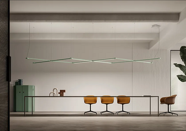 Lampada a sospensione modulare in materiale AXOLIGHT Poses fabbrica Axolight dall'Italia. Foto №9