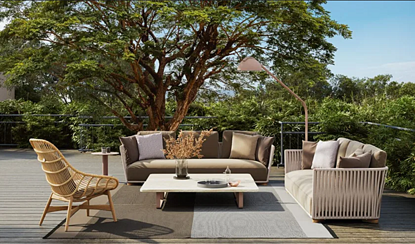 Divano angolare in tessuto da giardino KETTAL Grand Bitta KS7003400, KS7003300, KS7003500 fabbrica KETTAL dall'Italia. Foto №5