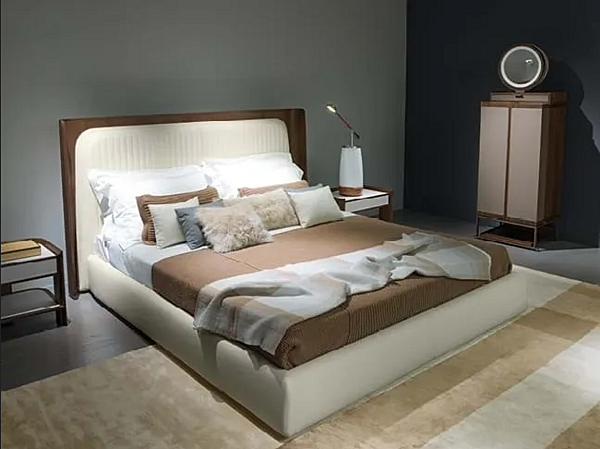 Letto matrimoniale con copertura removibile e schienale alto GIORGETTI Hypnos fabbrica GIORGETTI dall'Italia. Foto №3