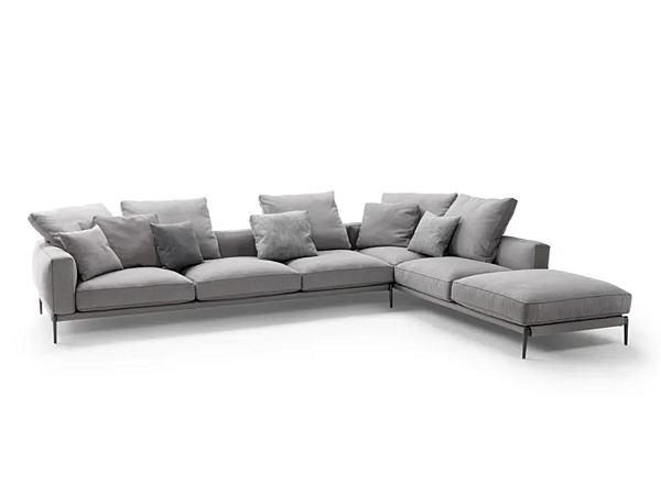 Divano angolare in tessuto con copertura removibile FLEXFORM ROMEO fabbrica FLEXFORM dall'Italia. Foto №2