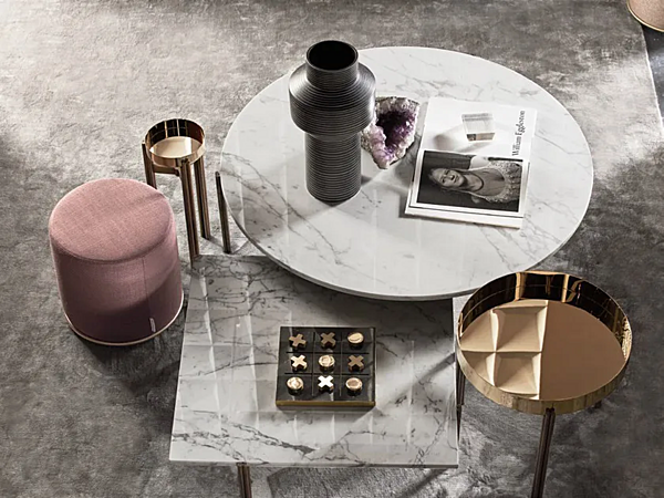 Gioco da tavolo in marmo e ottone massiccio Gallotti&Radice Tip Tap Toe fabbrica Gallotti & Radice dall'Italia. Foto №3