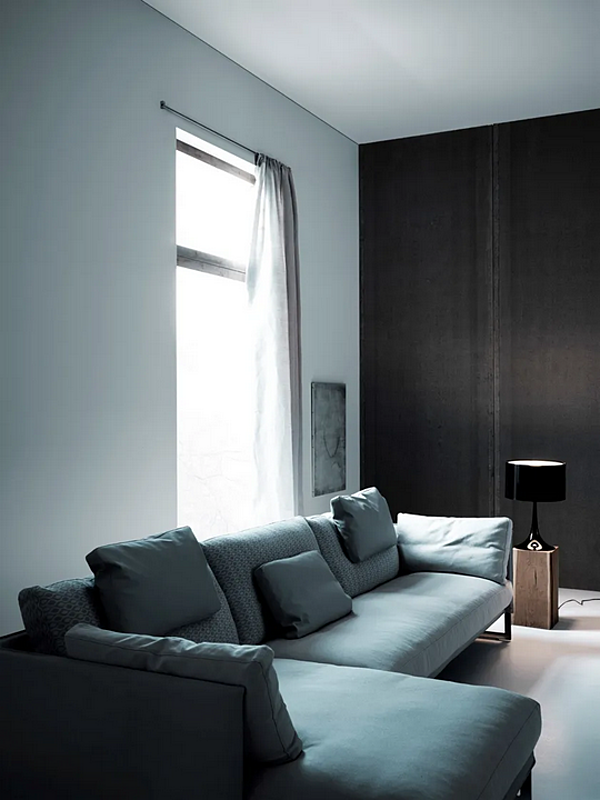 Divano angolare in tessuto Livingston Saba fabbrica SABA dall'Italia. Foto №6