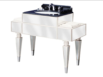 Mobile bagno singolo con cassetti Gentry Home Constance fabbrica Gentry Home dall'Italia