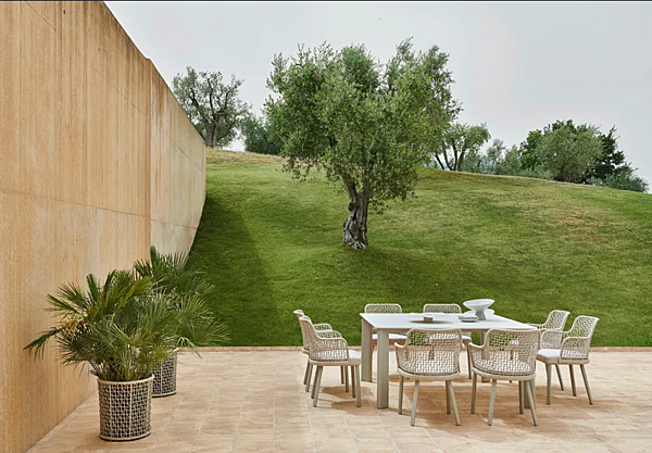 Vaso da giardino rotondo in fibra sintetica EMMA VARASCHIN 23693 fabbrica VARASCHIN dall'Italia. Foto №2