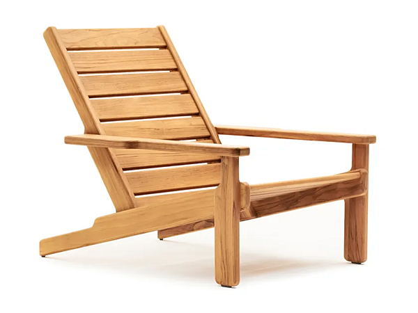 Poltrona da giardino imbottita in teak con braccioli VARASCHIN Bali 2384 fabbrica VARASCHIN dall'Italia. Foto №2