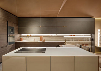 Unità cucina a muro VELA di VALCUCINE fabbrica VALCUCINE dall'Italia