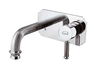 Rubinetto da parete in acciaio a maniglia singola Olympia Gaia Mobili fabbrica GAIA dall'Italia