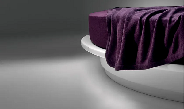Letto matrimoniale rotondo con spalliera imbottita POLTRONA FRAU Lullaby Due fabbrica POLTRONA FRAU dall'Italia. Foto №7