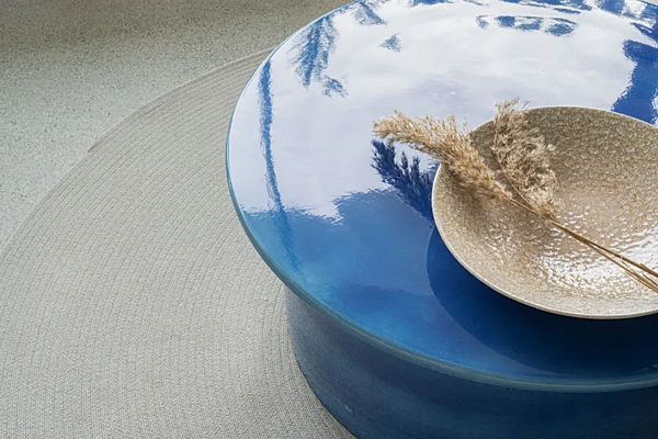 Tavolino da giardino rotondo in ceramica Atmosphera collezione Panarea PA.SR1 fabbrica ATMOSPHERA dall'Italia. Foto №4