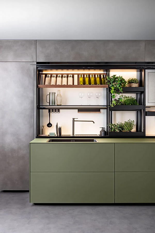 Cucina su misura in vetro Artematica Vitrum con nuova Logica VALCUCINE fabbrica VALCUCINE dall'Italia. Foto №2