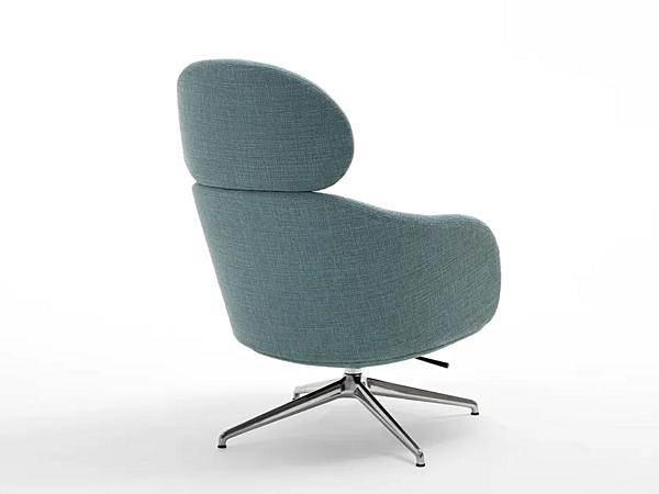 Poltrona bergère con poggiatesta e rivestimento sfoderabile Sunset Saba fabbrica SABA dall'Italia. Foto №2